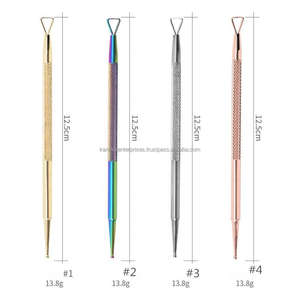 Removedor de Esmalte de Uñas Profesional de Acero Inoxidable, Empujador de Cutículas, Pulidor de Uñas de Doble Punta, Cuidado de Uñas para Manicura y Pedicura - Product Image 5