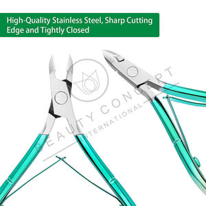 Pince à ongles à cuticules de haute qualité en acier écologique couleur de contraste différente meilleurs outils à ongles en gros pour l'utilisation des doigts - Product Image 5