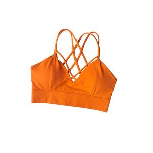 Nouveau soutien-gorge élégant de haute qualité en gros pour femmes soutien-gorge de yoga respirant en nylon spandex conception personnalisée soutien-gorge de sport pour femmes - Product Image 5