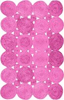 Tapis de sol décoratifs en forme de cercle tressé, tapis en jute pour chambre à coucher, tapis rond pour salon