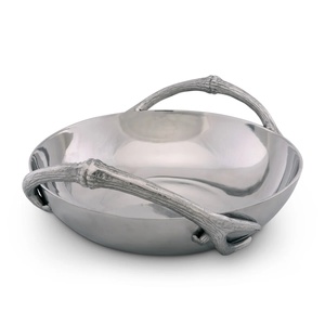 Cuenco para servir frutas de aluminio chapado en oro con forma ovalada, gran oferta, centro de mesa de lujo, restaurante y hoteles, cuenco para palomitas de maíz - Product Image 4