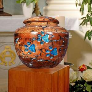 Luxury European Personalized Wooden <b>Pet</b> <b>Urn</b> Box Hand-Engraved Eco-Friendly Cremation Keepsake for Dogs Cats Burial Memorial - Product Image 6