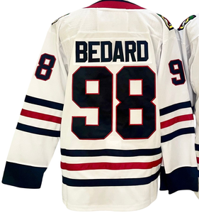 Maillot de hockey sur glace personnalisé unisexe pour adultes tissu polyester respirant broderie à coutures durables à séchage rapide pour clubs ligues - Product Image 3