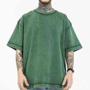 T-shirt court unisexe en microtissu 180 GSM 100% coton et épaule tombante Hip Hop - Product Image 1