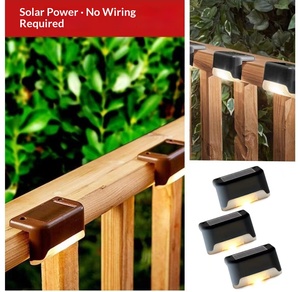 Luci Solari per Scale da Esterno, Illuminazione da Giardino IP44 Impermeabile, Sensore Notturno, Accensione Automatica al Buio, Decorazione Atmosferica Pastorale - Product Image 5
