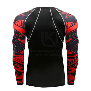 Service OEM, qualité supérieure, rashguards à manches longues de couleur unie, style unique, utilisation en extérieur - Product Image 3
