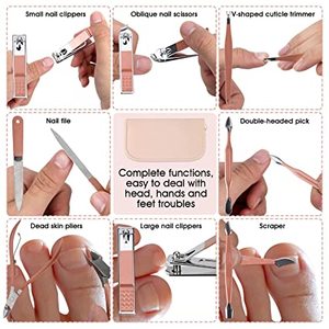 Ensemble de 18 pièces de coupe-ongles, nouveau Style de Kits de manucure de qualité par Zachary Industries - Product Image 4