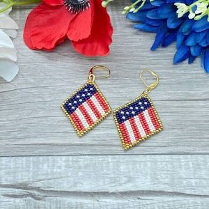 Pendientes de gota de cuentas coloridos de Bestone para mujer Diseño étnico de moda Diamante Perla Boda Cualquier inspirado en África 'Lindo. POR HF CRAFTS - Product Image 3