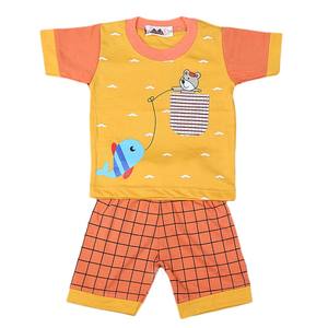 Costume à manches courtes pour garçons 4549 - Jaune - C - Product Image 2