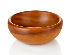 Saladier en bois de manguier de qualité supérieure Plateau de saladier le plus vendu Taille personnalisée et cuisine de couleur personnalisée fabriquée en Inde - Product Image 5
