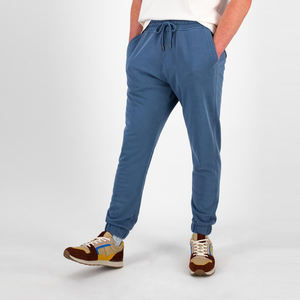 Pantalones deportivos ajustados lavados con ácido para hombre, ropa de calle de cintura alta, pantalones de chándal para gimnasio con cierre de cordón frontal plano, estilo Vintage - Product Image 1