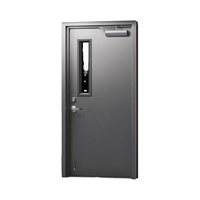 Porte coupe-feu industrielle moderne en acier, manuelle, épaisseur 1 3/4 po, personnalisable