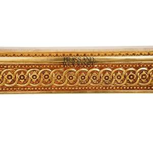 Mesa Consola Clásica de Lujo Hecha a Mano con Tapa de Mármol, Tallados Ornamentales Dorados y Diseño Neoclásico Elegante - Product Image 4