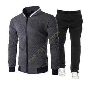Ensemble de survêtement unisexe XXL en molleton de coton respirant avec sweat à capuche et pantalon de jogging, imprimé logo polaire, idéal pour l'hiver - Product Image 4