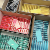 Palette de rangement carrée en plastique acrylique haute qualité couleur personnalisée pour extensions de cils, support de rangement pour cils, couvercle pour tuiles de cils