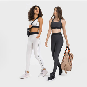 Ropa de Yoga personalizada a granel para mujer, ropa de entrenamiento de ajuste cómodo y elástico alto, Material respetuoso con el medio ambiente, proveedor mayorista de Bangladesh - Product Image 3