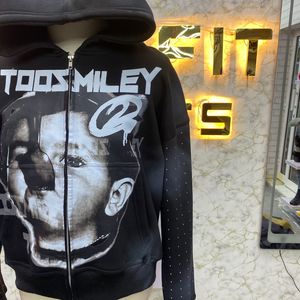 Meilleures ventes, votre propre logo, sweat à capuche à fermeture éclair le plus demandé, imprimé en relief, fabriqué en usine, prix bas, sweat à capuche pour hommes, sweat à capuche pour hommes - Product Image 5