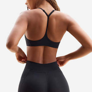 Soutien-gorge de sport pour femme, col halter, dos nu, maintien élevé, extensible dans les quatre sens, léger, respirant, yoga, pilates, grande taille - Product Image 2