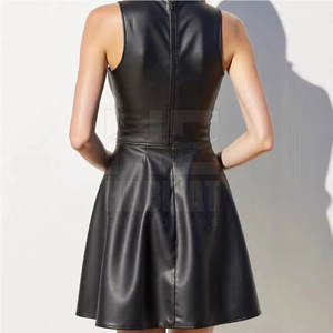 Robe en cuir pour femme de haute qualité, style décontracté, prix raisonnable, best-seller pour adulte - Product Image 3