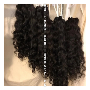 100% Real Natural Raw Indian Remy Hair Mejor calidad Natural Wave Cabello humano Limpiar vendedores y mayoristas - Product Image 2