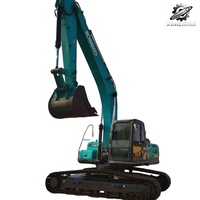 Kobelco SK260LC Paletli Ekskavatör 26 Ton Büyük Hidrolik Kazıcı Hino J05ETB Motorlu Kullanılmış Japon İnşaat Ekskavatörü