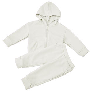 Sweat-shirt personnalisé pour enfants avec capuche fabricant ensemble de sweat à capuche pour enfants vente en gros de survêtements unisexes en coton polaire pour enfants - Product Image 3