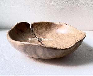 Bol en bois au design moderne très vendu Bol à aliments pour ustensiles de cuisine polyvalents pour la salade et les fruits Bol - Product Image 1