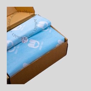 Eco-Friendly Waterproof Double-Sided Custom Printed Virgin Pulp Tissue Paper Roll Bulk Packaging for Gift Wrapping Custom Logo - Product Image 4