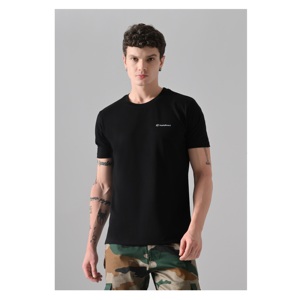 Camiseta de calidad de primera calidad Logotipo frontal personalizado iBreath-Camiseta de algodón mezclado Camiseta de manga corta suave y transpirable - Product Image 1