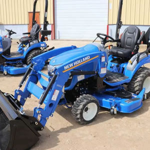 Tractor de ruedas usado New-Holland Compact Workmaster 25S a la venta, retroexcavadora de cortacésped equipada, incluye engranaje de Motor de rodamiento - Product Image 1