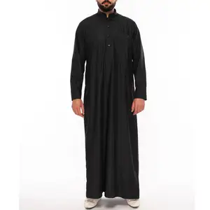 Vendita diretta in fabbrica di alta qualità nuovo Design alla moda abbigliamento uomo islamico Jubba a prezzo all'ingrosso