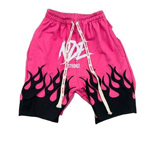 Nuevos pantalones cortos de verano personalizados para hombre al por mayor pantalones cortos tejidos de punto transpirables con estampado de farol de alta calidad - Product Image 5