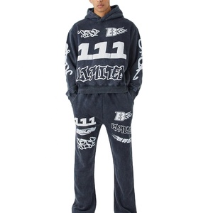 Ropa de entrenamiento para correr personalizada ODM, chándal de alta calidad para hombre, mejor diseño profesional, nuevo Color, talla XL, logotipo de lana, venta al por mayor - Product Image 1