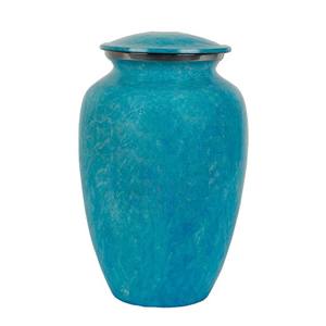 Urne de crémation en aluminium, émail blanc et noir imprimé, cendriers funérailles, meilleure vente, pas cher, styliste, artisanal - Product Image 2