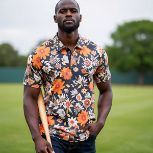 เสื้อโปโลพิมพ์ลายสำหรับผู้ชายเสื้อโปโลพิมพ์ลายสำหรับใส่วิ่งออกกำลังกายเสื้อโปโลพิมพ์ลายสำหรับผู้ชายเสื้อใส่วิ่งออกกำลังกายฤดูร้อน - Product Image 5