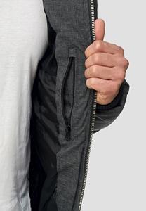 Front Logo Regular Length Lightweight <b>Padded</b> Latest Style Custom Men's <b>Waterproof</b> Breathable Winter Warm Canvas Puffer <b>Jacket</b> - Product Image 3