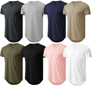 Camiseta Deportiva de Secado Rápido para Correr y <span class=keywords><strong>Gimnasio</strong></span> para Hombre al por Mayor Personalizable 2025 - Product Image 1