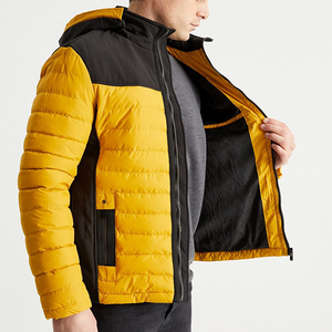 Chaqueta de Invierno para Hombre con Cuello Alto y Logotipo Personalizado del Fabricante OEM, Chaqueta Acolchada con Color Personalizado, Envío DDP - Product Image 3