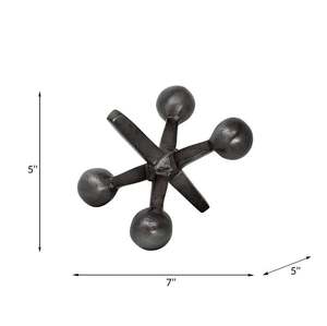 Nouvelles sculptures en métal créatives Jacks en aluminium Quantité en vrac Décoration d'intérieur Décoration de table Hôtel de luxe Chambre Restaurant - Product Image 5