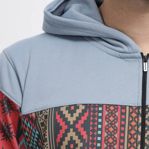 Ligero y transpirable Color sólido Sun Faded Hoodie para hombres Servicio OEM Venta al por mayor Mejor diseño Hombres Sun Faded Zip Up Hoodies - Product Image 5