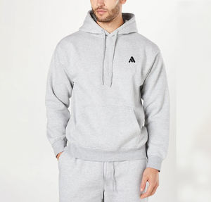 Sweat à capuche homme automne-hiver 100 % coton molletonné, imprimé personnalisé, poche décorative, écologique, coupe ample, grandes tailles, streetwear - Product Image 1