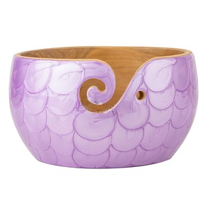 Cuenco de hilo hecho a mano ecológico estándar superior, artículo decorativo Vintage único para el hogar, madera, Mango, pino, haya, teca para fiestas - Product Image 1