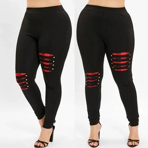 Legging de algodón 100% de diseño único para mujer, tejido de punto de cintura media, precio razonable para uso en exteriores, logotipo personalizable de MOQ bajo - Product Image 4