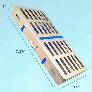 Plateau de stérilisation en autoclave Conteneur de stérilisation Équipement dentaire chirurgical Plateau de cassette de stérilisation - Product Image 5
