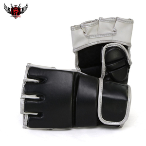 Meilleurs gants de kickboxing professionnels en cuir PVC enfants Muay Thai demi-doigt grappin MMA gants 8oz 16oz prix de gros - Product Image 6