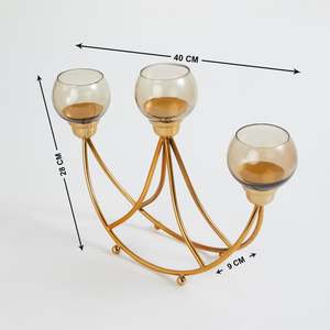 Modern Candlestick <b>Tealight</b> <b>Holders</b> Gold Taper Candle <b>Holders</b> Metal Tableware Candle Stand Decorative Candle <b>Holder</b> for Wedding - Product Image 3