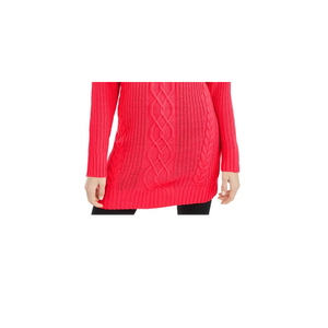 Cardigan in ciniglia rosa scuro da bambina American Rag, modello tunica, taglia M, invernale, traspirante, con applicazioni e balze frontali - Product Image 3