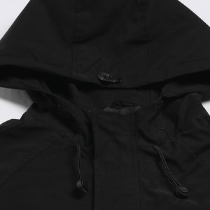 Chaqueta Anorak para Hombre con Capucha y Cremallera, Chaqueta Cortavientos con Cordón Ajustable y Forro Interior de Nailon - Product Image 6