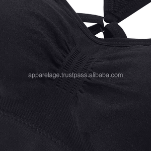 ODM OEM soutien-gorge de sport yoga sans fil plongeant profond personnalisé léger séchage rapide réversible grande taille matériau souple respirant - Product Image 5