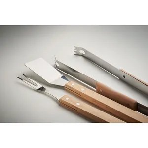 Juego de Barbacoa Personalizado de Roble Ahumado para Cocina al Aire Libre - Product Image 1